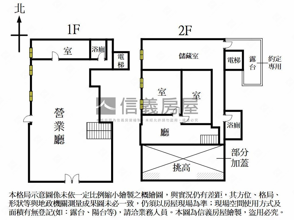 育賢路１＋２樓大面寬店面房屋室內格局與周邊環境