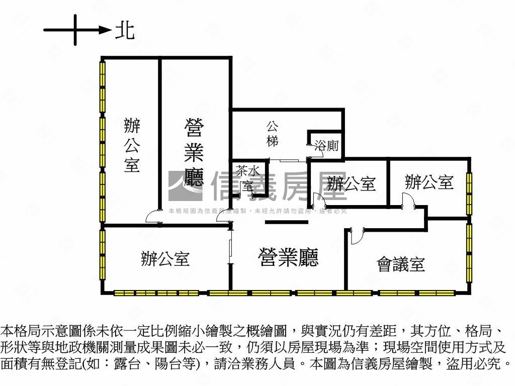 正松江路☆華爾街企業辦公房屋室內格局與周邊環境