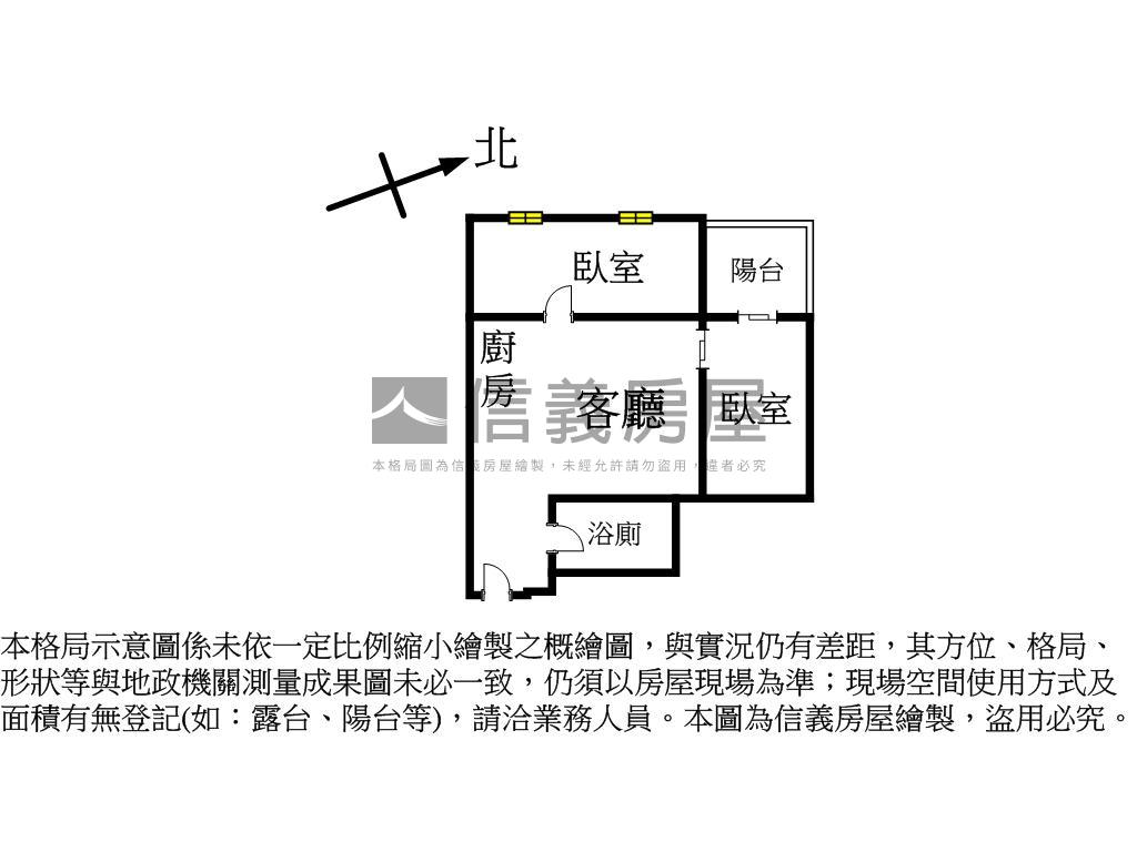 莊園簡裝兩房帶車位房屋室內格局與周邊環境