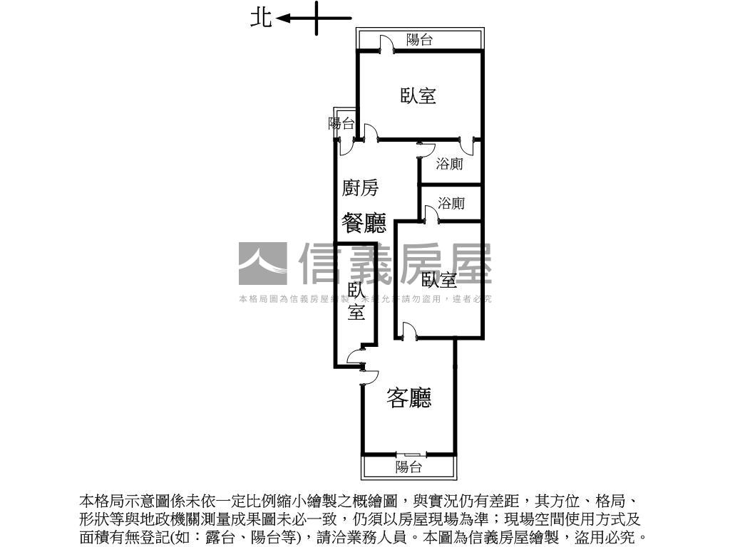 大昌二路精緻美三房房屋室內格局與周邊環境