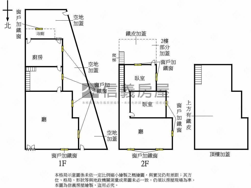 專任邊間臨路大地坪透天房屋室內格局與周邊環境