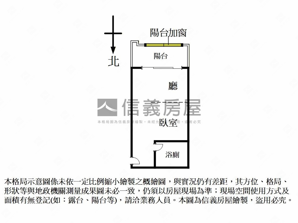 信義高樓小套房房屋室內格局與周邊環境
