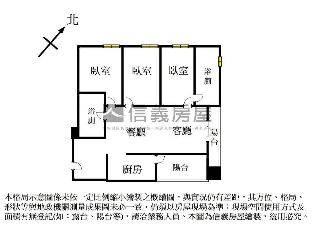 昇陽新屋６Ｄ美妝３房房屋室內格局與周邊環境