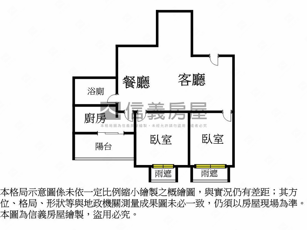大坪林ＯＮＥ兩房車房屋室內格局與周邊環境