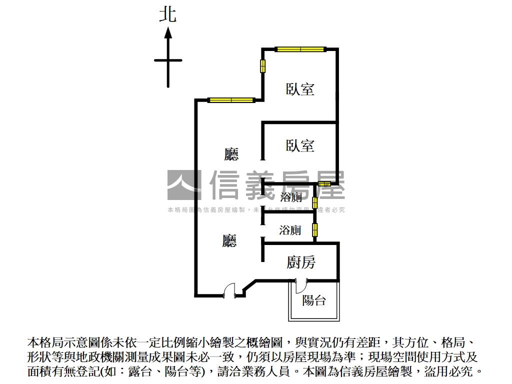 日日禾鋼骨１０樓兩房兩衛房屋室內格局與周邊環境