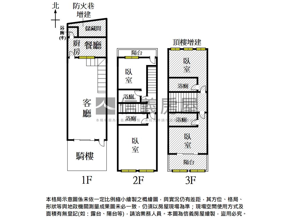 近巴克禮間間套房傳統美透房屋室內格局與周邊環境