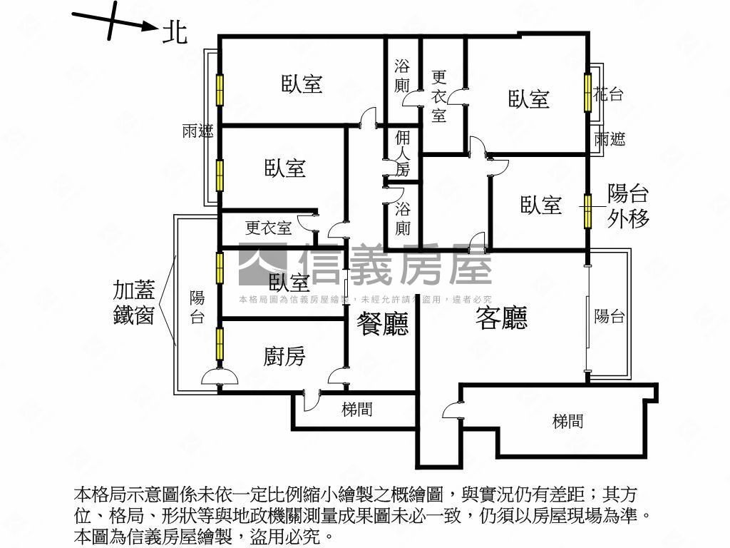 富貴麗景６房平面車位房屋室內格局與周邊環境