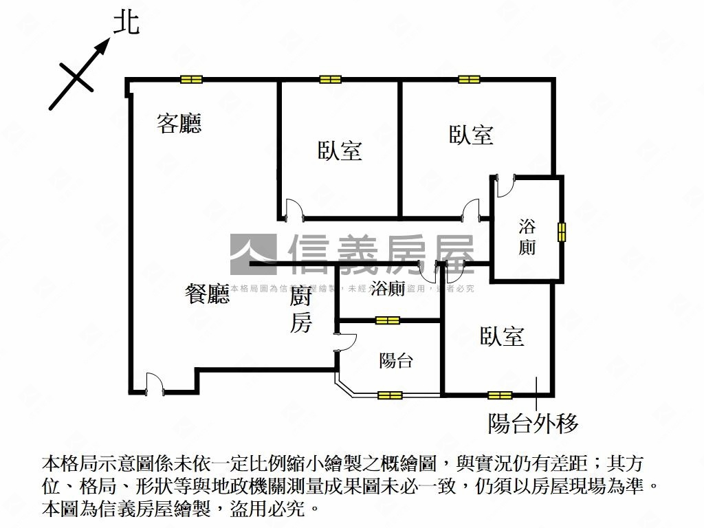 昌益金澤２１採光三房房屋室內格局與周邊環境