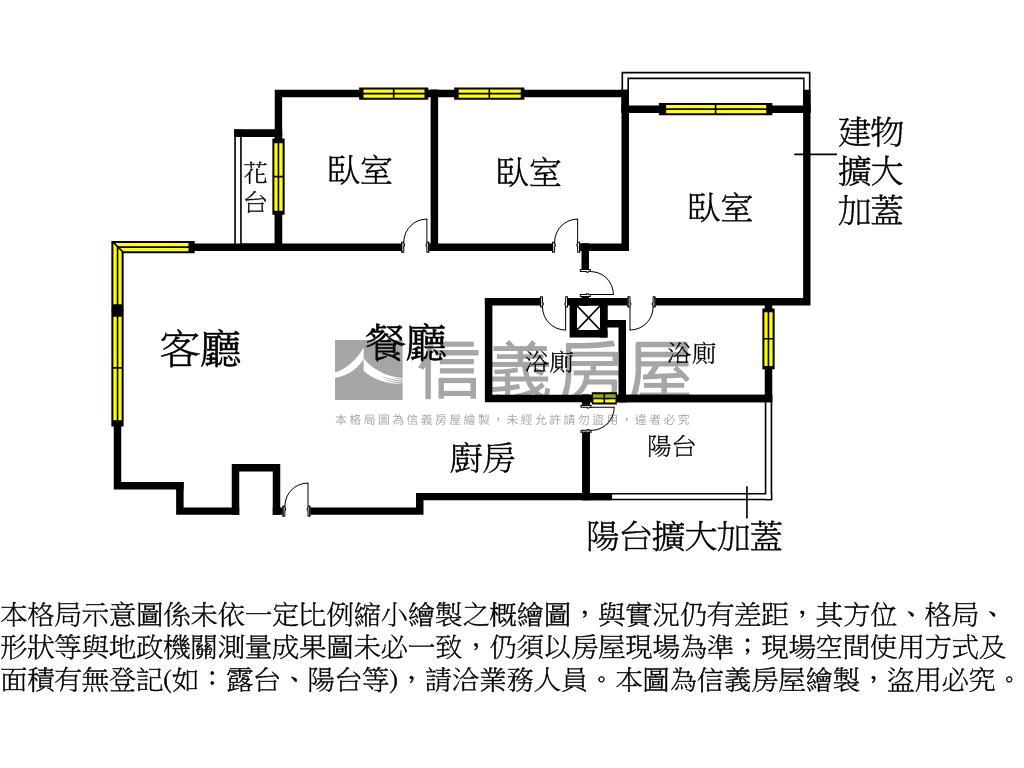 森林首席Ｂ棟８樓房屋室內格局與周邊環境