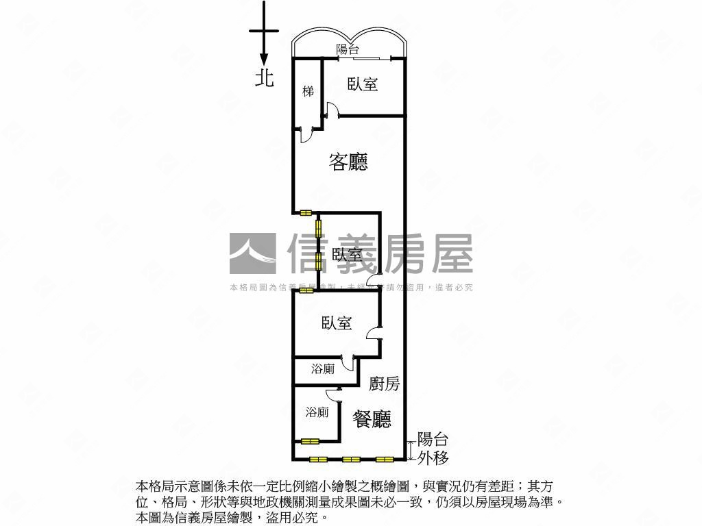 中山靜巷雙併採光美寓房屋室內格局與周邊環境