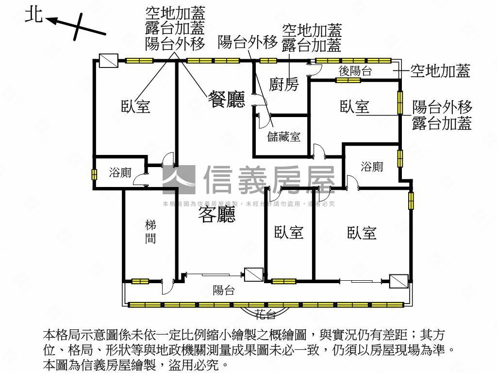 士林方正優質公寓一層一戶房屋室內格局與周邊環境