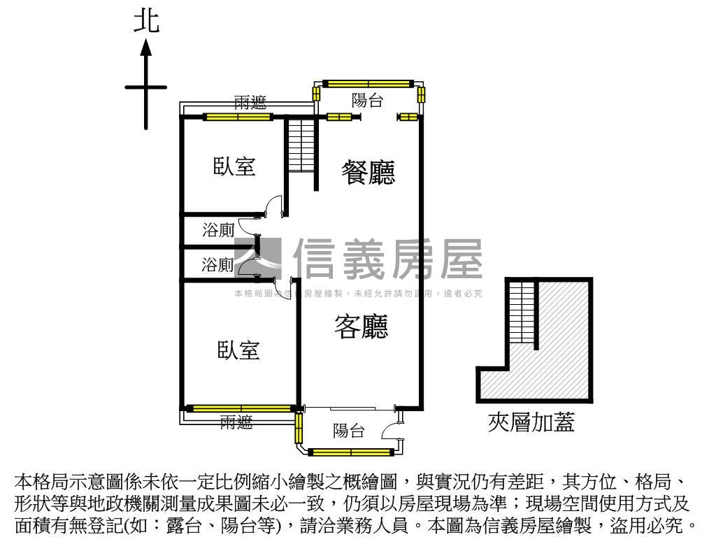 近美術館雙陽台２房平車房屋室內格局與周邊環境