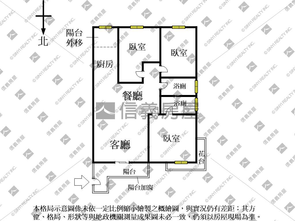 文心高工商圈稀有三房房屋室內格局與周邊環境