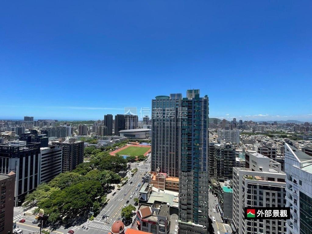 巨蛋香榭。高樓景觀兩房房屋室內格局與周邊環境