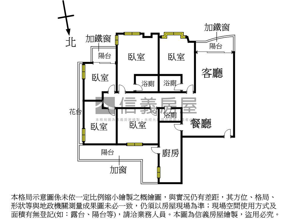 陽明商圈高質感雙主臥平車房屋室內格局與周邊環境