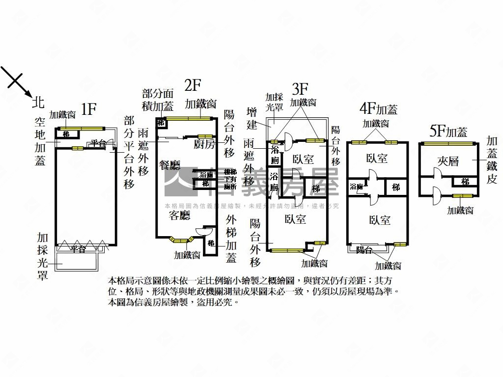 環球市旁社區透天房屋室內格局與周邊環境