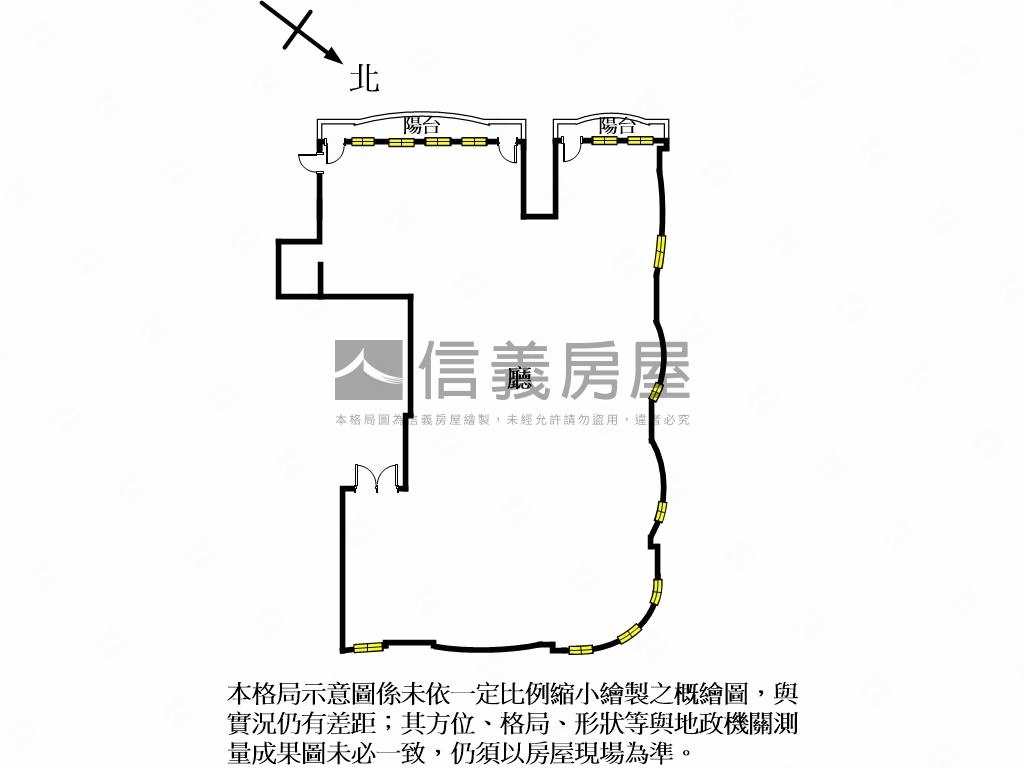 雲冠辦公室房屋室內格局與周邊環境