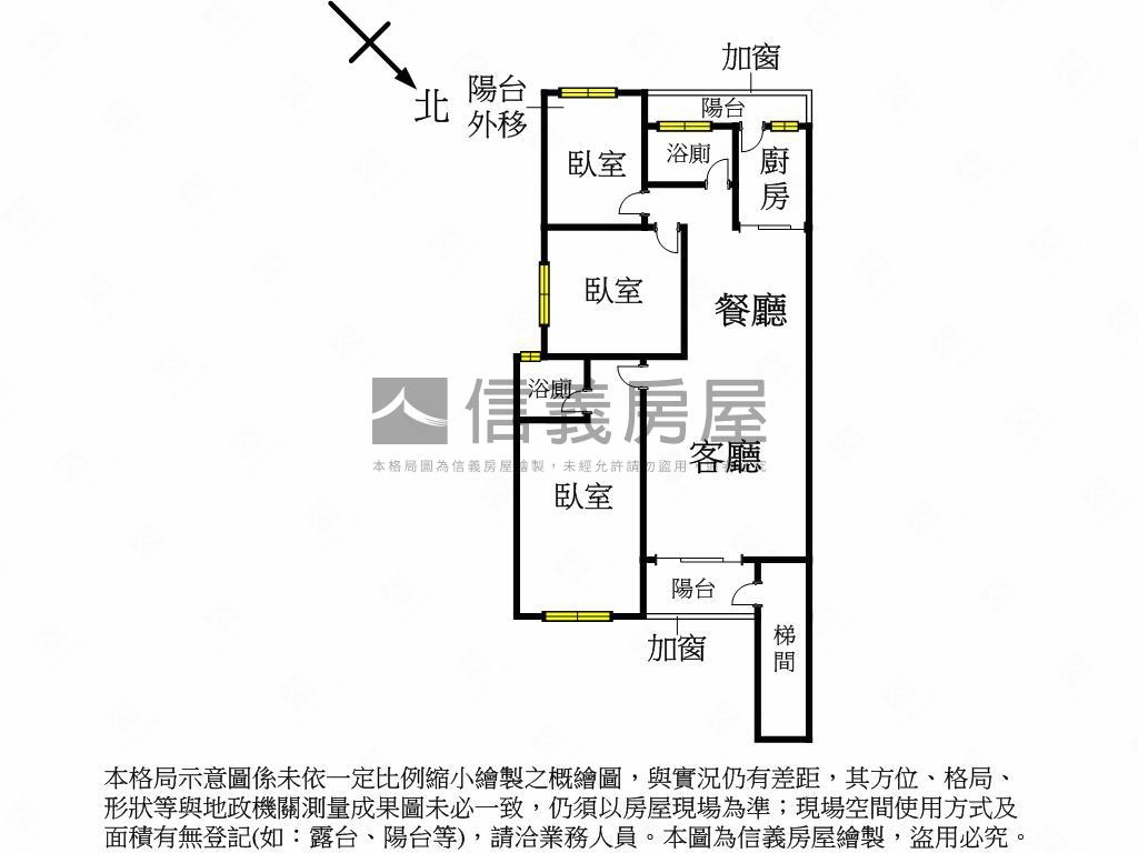 稀缺龍門附小電梯三房房屋室內格局與周邊環境