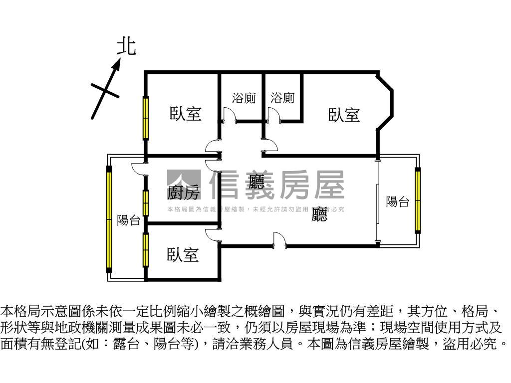 桂林園３房房屋室內格局與周邊環境