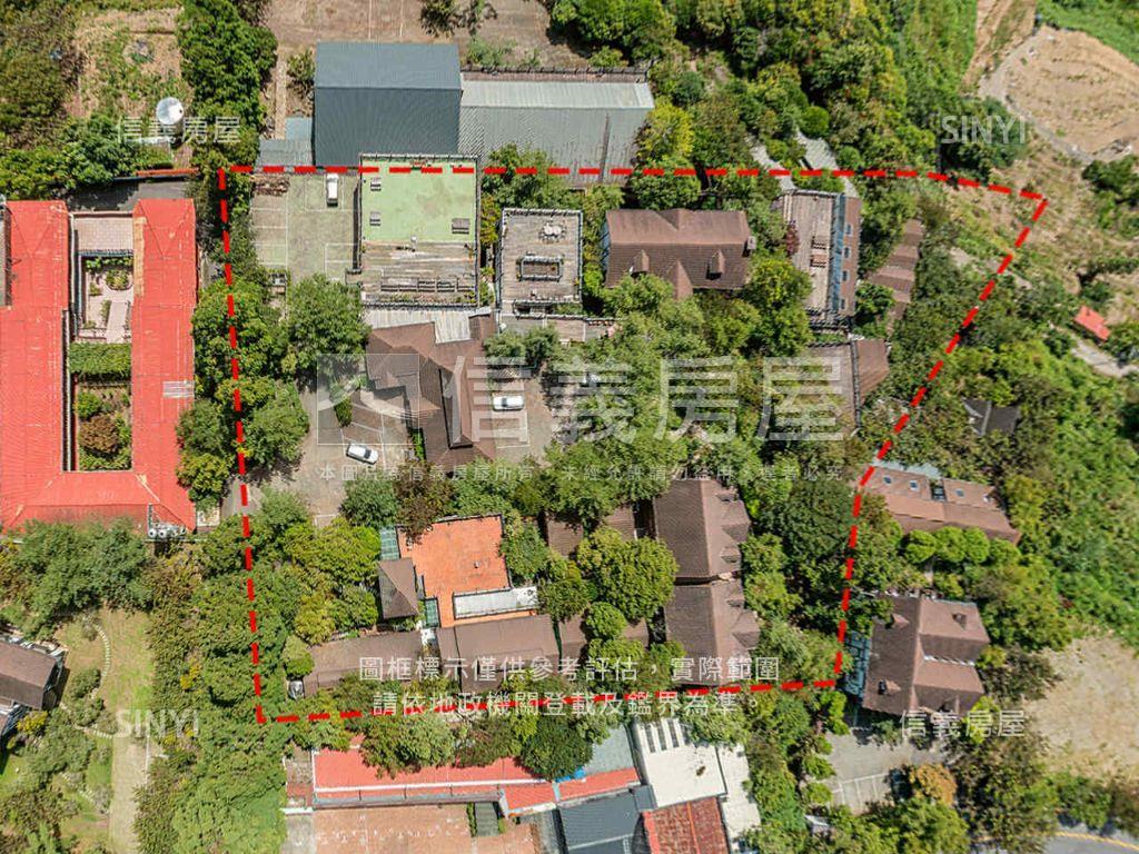 南投清境地２１８１坪民宿房屋室內格局與周邊環境