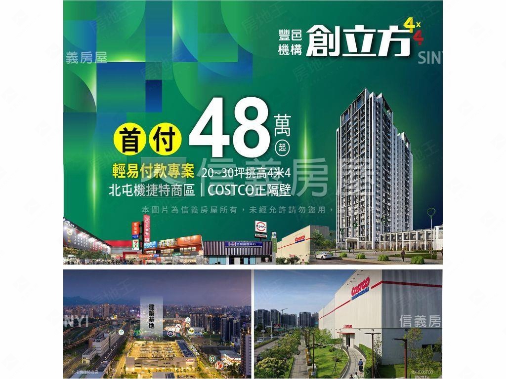 北屯機捷創立方房屋室內格局與周邊環境