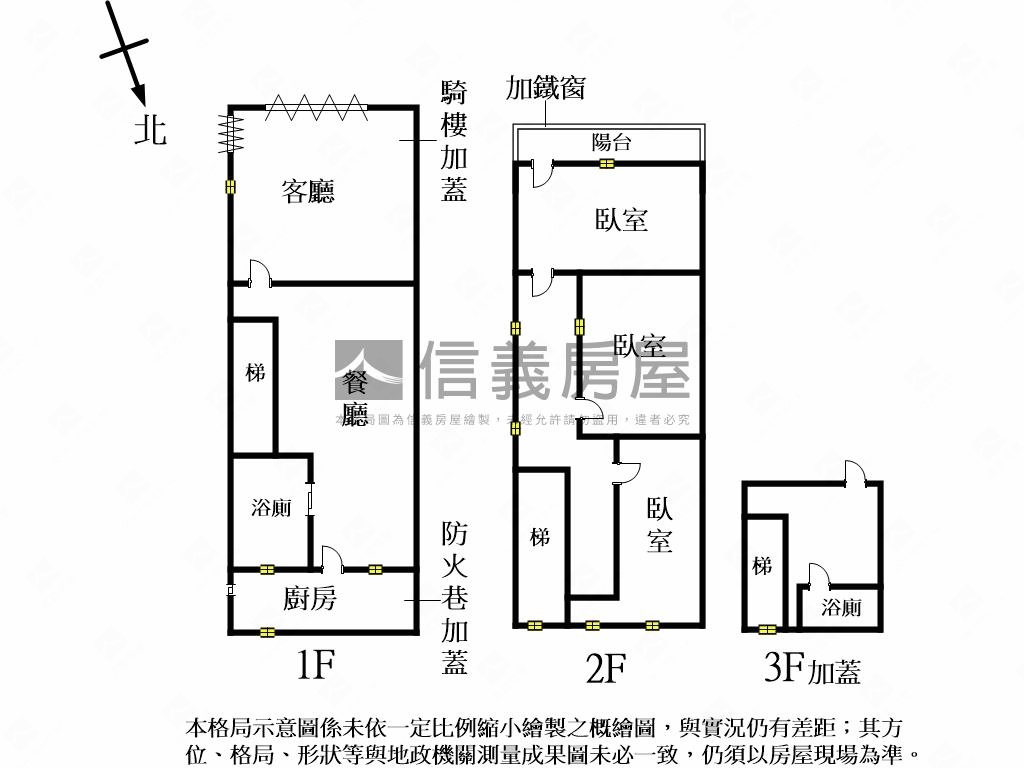 近華興首購臨路透天房屋室內格局與周邊環境