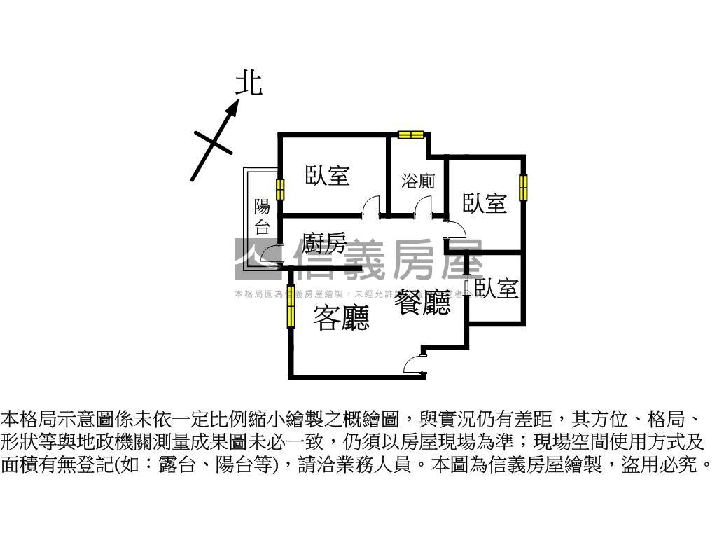 敦王明珠三房平車房屋室內格局與周邊環境