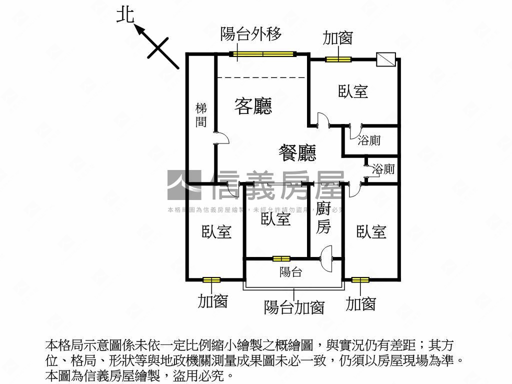大慶愛買商圈四房附平車房屋室內格局與周邊環境