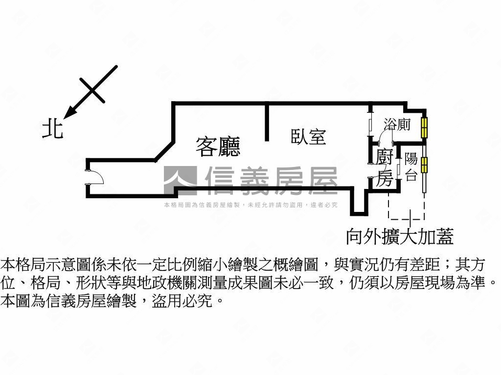 天廈２７樓遠眺１０１房屋室內格局與周邊環境