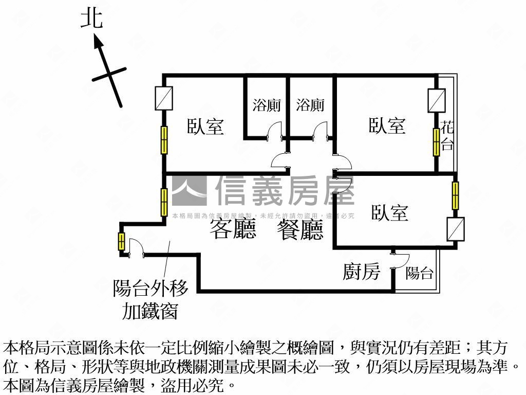 市場＆公園旁三房附車位房屋室內格局與周邊環境