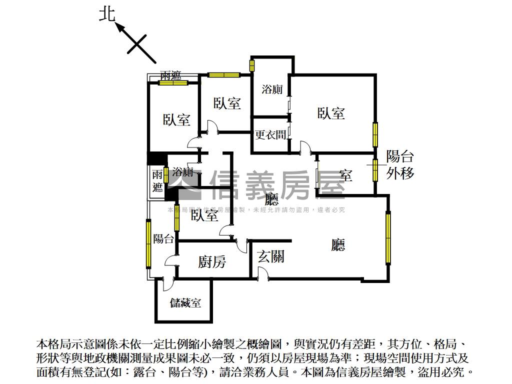 御金香中庭採光四房房屋室內格局與周邊環境