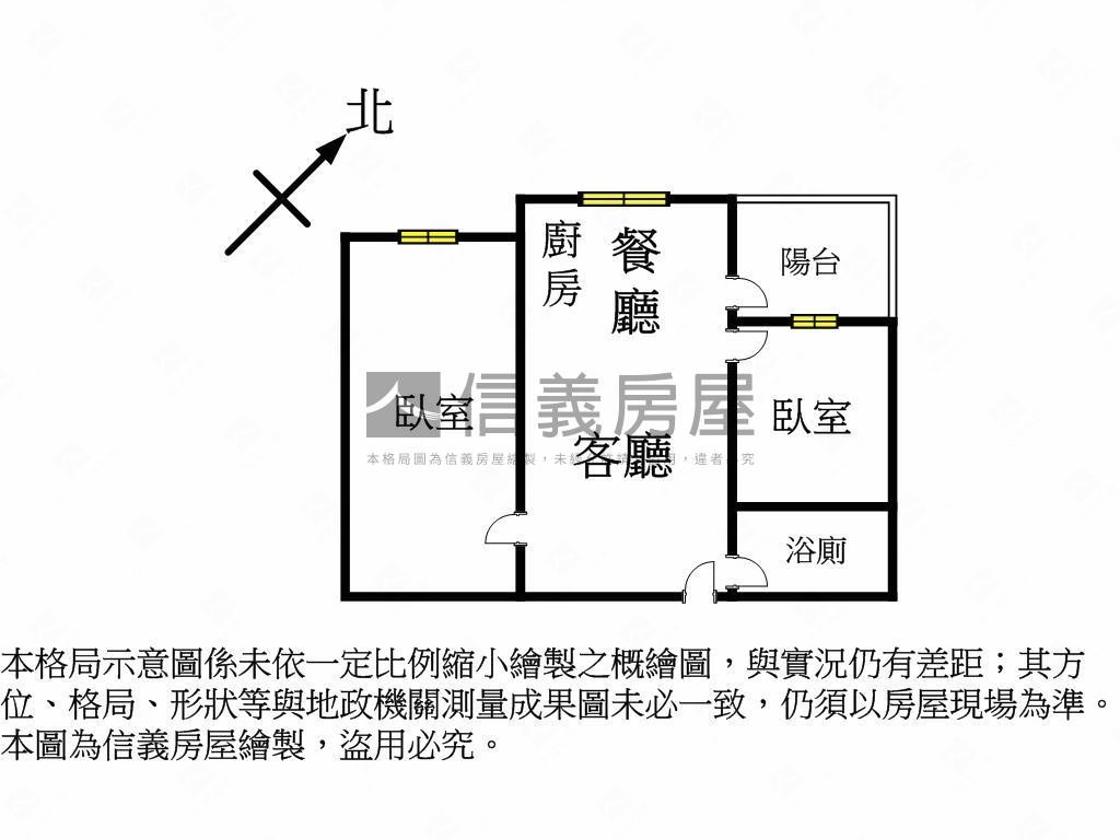 夢幻誠面中庭大棟距兩房房屋室內格局與周邊環境