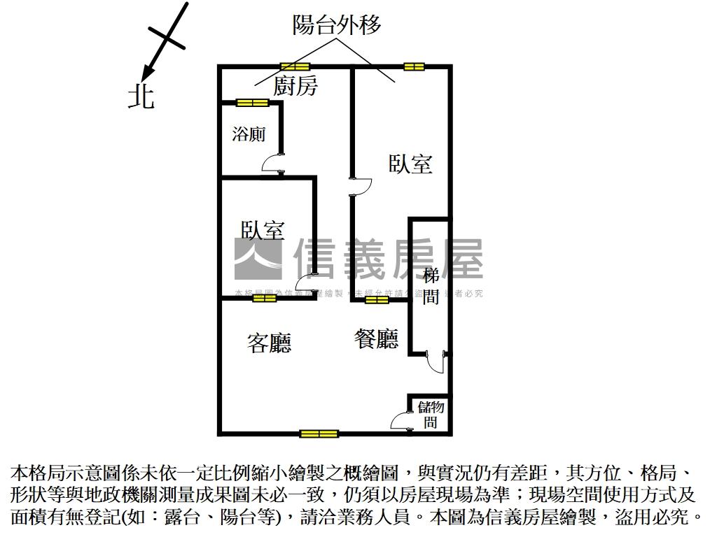 五權街‧方正低總價兩房房屋室內格局與周邊環境
