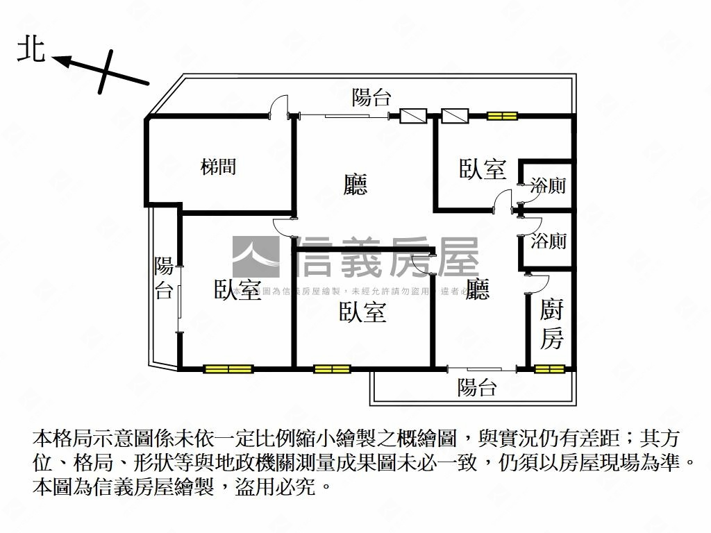 三面採光低總價美寓房屋室內格局與周邊環境