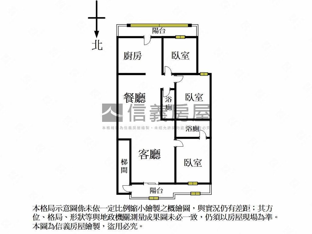 忠誠方正五樓房屋室內格局與周邊環境
