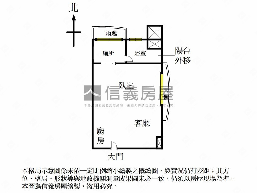 樂高一房一廳魔術空間房屋室內格局與周邊環境