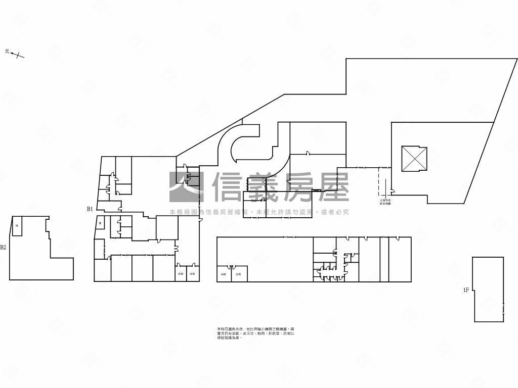 極景藍區一樓＋Ｂ１房屋室內格局與周邊環境