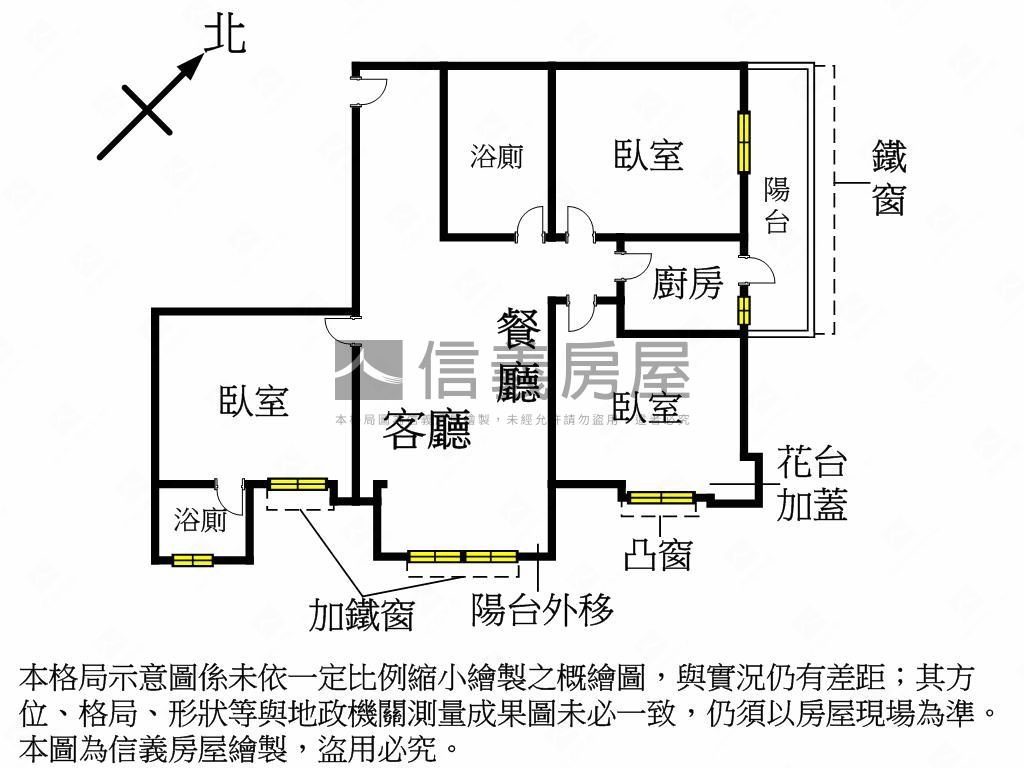 未來捷運景觀三房房屋室內格局與周邊環境
