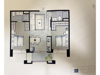 德林哲里正面公園兩房車位