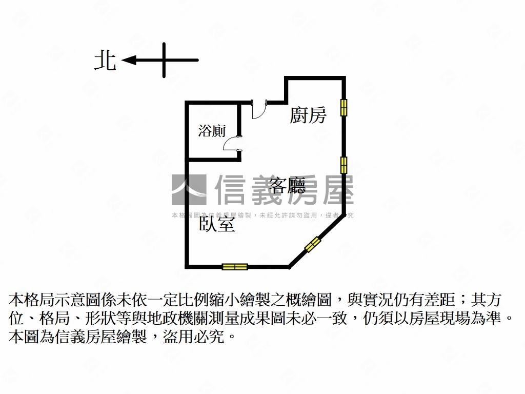 中山國賓邊間明亮美屋房屋室內格局與周邊環境