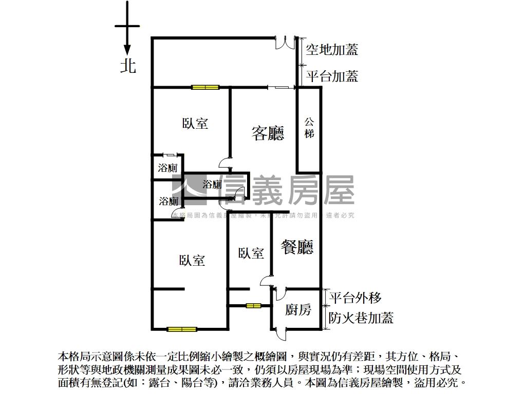 近北市成功路孝親一樓房屋室內格局與周邊環境
