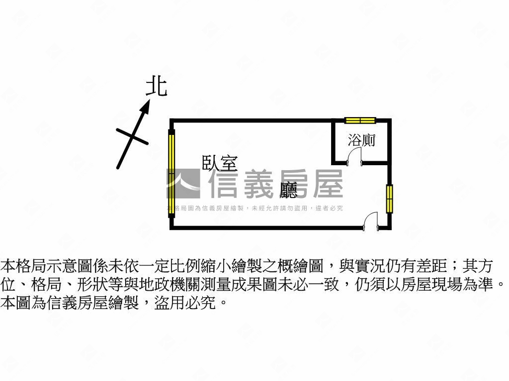 潘朵拉邊間三面採光大套房房屋室內格局與周邊環境