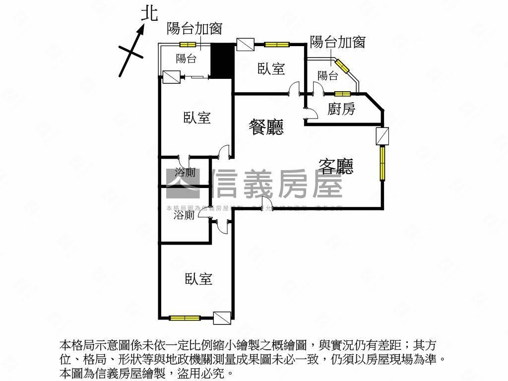 輕裝潢三房雙平車房屋室內格局與周邊環境