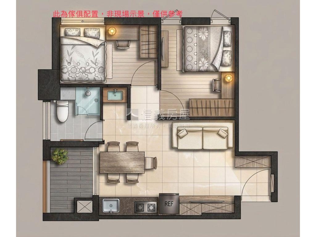 景美｛和邦羅斯芙｝新成屋房屋室內格局與周邊環境