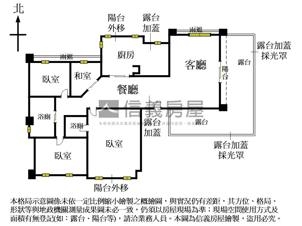 １０１景觀北醫電梯三房車房屋室內格局與周邊環境