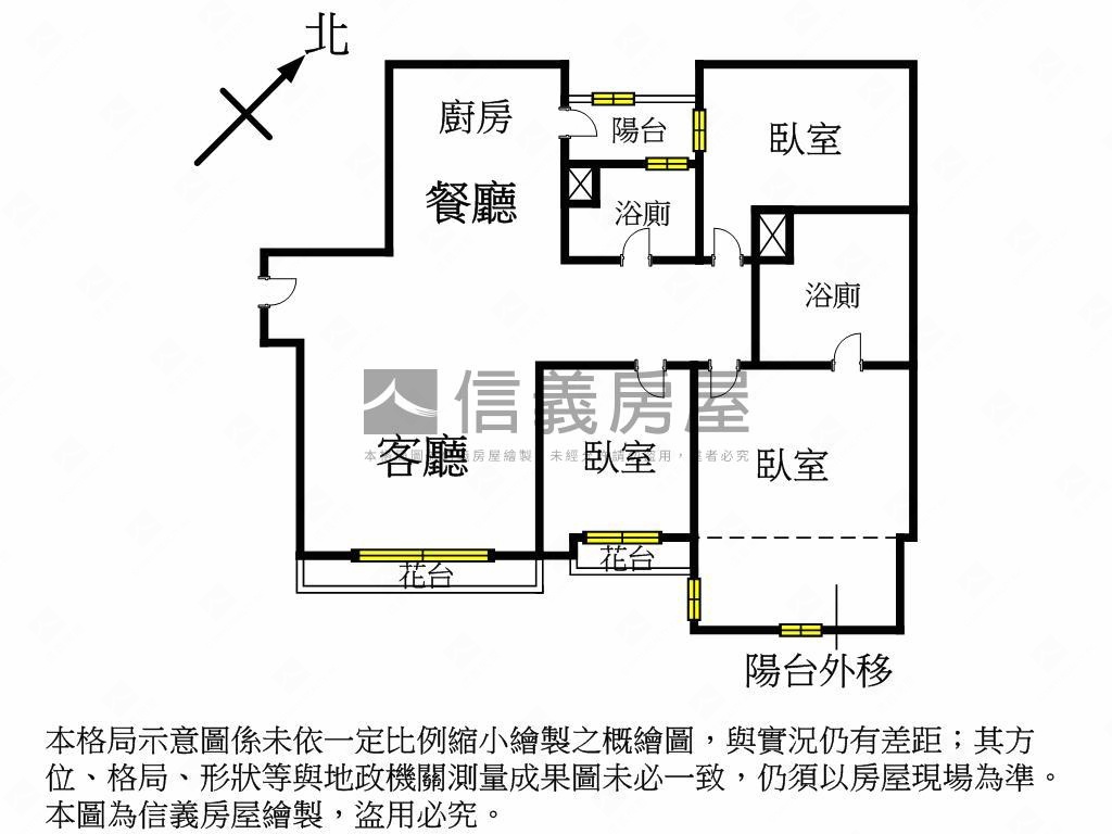 北屯公園家三房平車房屋室內格局與周邊環境
