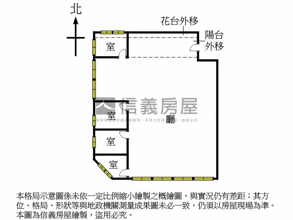 專任北區鋼骨百坪指標商辦房屋室內格局與周邊環境