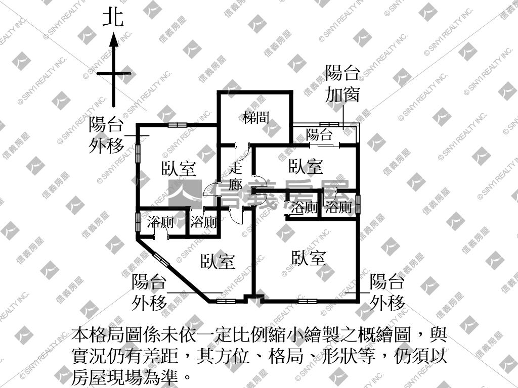 景新獨棟一層一戶潛力公寓房屋室內格局與周邊環境