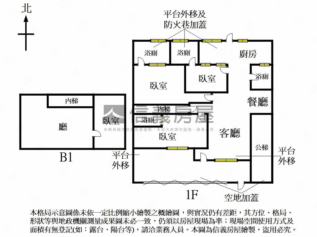 信義安和通化黃金一樓房屋室內格局與周邊環境