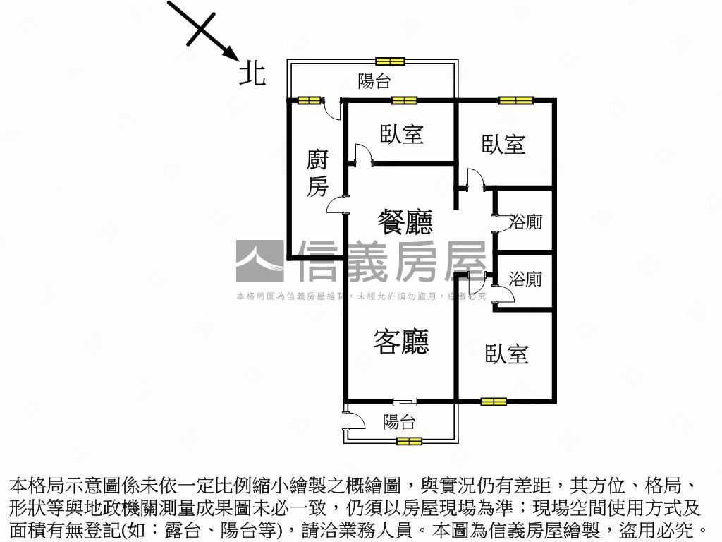 景安電梯三房車位房屋室內格局與周邊環境